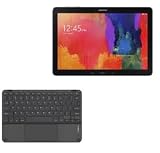 BoxWave Keyboard Compatible with Samsung Galaxy Note Pro (12.2 in) - SlimKeys Bluetooth Keyboard with Trackpad, Portable Slim TouchPad - Jet Black