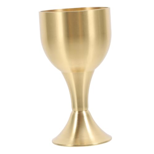 SMASOLO Coppa in Lega di Rame Vintage Decorativa per Meditazione Collezionismo e Cerimonie Zen Bicchiere da Altare per Casa e Tempio