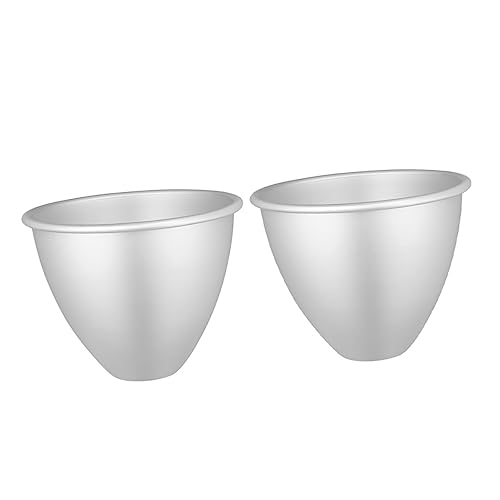 Cabilock 2pcs Doll Cake Molds Aluminum Baking Molds for Cheesecake Kitchenware for Home Baking and Professional Use and Even Heating