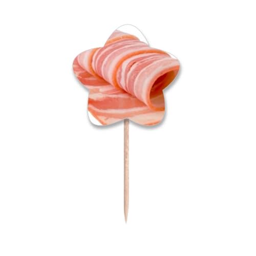 Pics à cupcake rouleau d'agneau et drapeaux étoiles pour buffet chic
