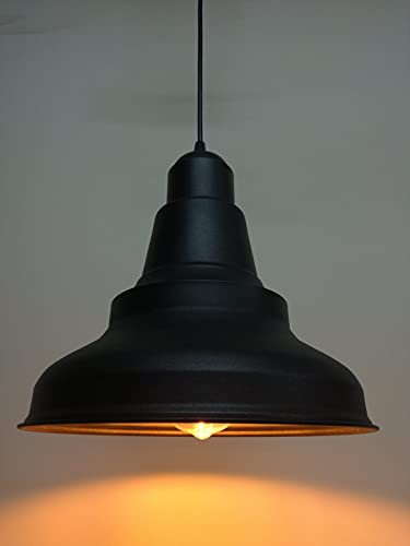 Rsylight Retro Metal Sarkıt Avize Rustik Tekli Sarkıt Siyah Cafe Mutfak Aydınlatma Siyah RYS000110