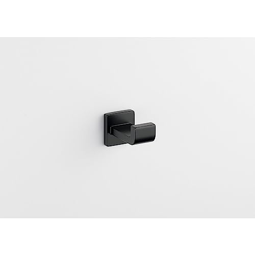 Image of Delta Single Towel Hook for Bathroom or Kitchen| Matte Black | Ara Accessories