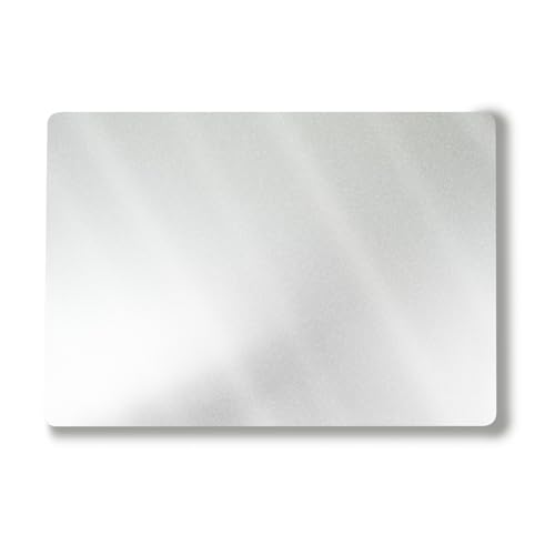 Glossy Glitter Laptop Skin Compatible with Surface Laptop 7 15" (2024) - Solid White - Premium 3M Vinyl Protective Wrap Decal Cover - Easy to Apply | Crafted in The USA by MightySkins