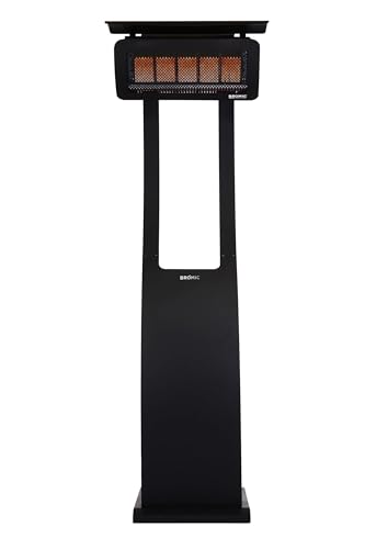 Bromic Tungsten Smart Heat Freestanding 11000W Gas Patio Heater - Propane Gas (LPG), 500 Series, 110V, Black Finish - BH0510001