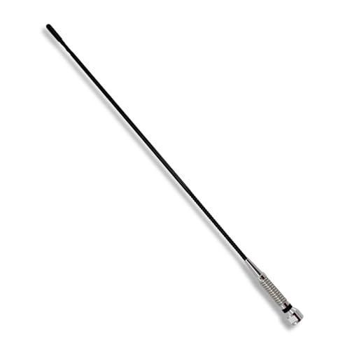FMUSER CB200 CB Whip Antenna 28 Inch Heavy-Duty Spring CB Radio Antenna for Truck Enhanced Signal and Adjustable Tuning