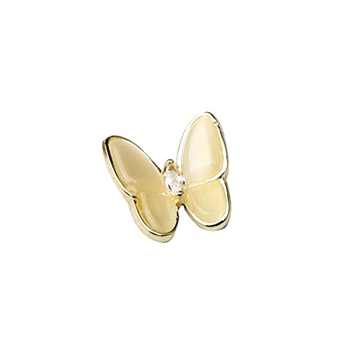 Nagelschmuck, Schmetterling, Katzenauge, Kristall, Strass, Strass, DIY-Nagelkunst-Zubehör, goldfarben, 12 mm – Bild 6