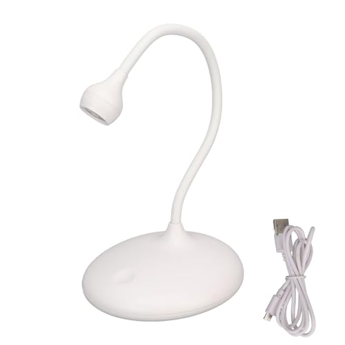 Lampe à Ongles LED avec Col de Cygne Flexible Rotatif à 360 Degrés, Lampe à Ongles de Bureau UV LED pour Ongles en Gel, Séchoir à Manucure Portable, Lampe à Polymériser, 3 Niveaux – vue 8