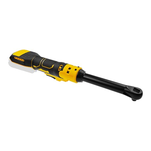Aepiraza 3/8" Extended Cordless Ratchet Wrench, Torque 80N.m, 320 RPM Electric Power Ratchet Wrench with LED Light Impact Gun Power Torque Electric