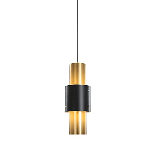 Suspension longue tube RLKHXBS luminaire cylindre anti-éblouissement pour îlot et bar
