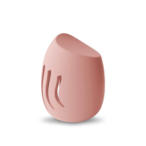 Silicone Makeup Sponge Holder,Double-Sided Breathable Beauty Blender Holder for Business, Travel or Daily,Fit All Sponges,Quick Drying,Easy to Carry (Pink)