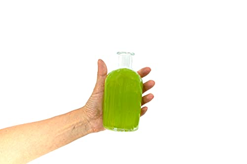 slkfactory 24 Glasflaschen 250ml Leere Likörflaschen 250 ml Apothekerflasche 0,25l mit Spitzkorken zum Befüllen Kleine Glas Flasche Korken Likör Schnaps Öl Essig Geschenk Weihnachten