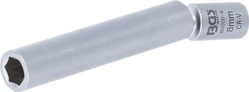 BGS 80000-8 | Swivel Glow and Spark Plug Socket | 6.3 mm (1/4") | 8 mm