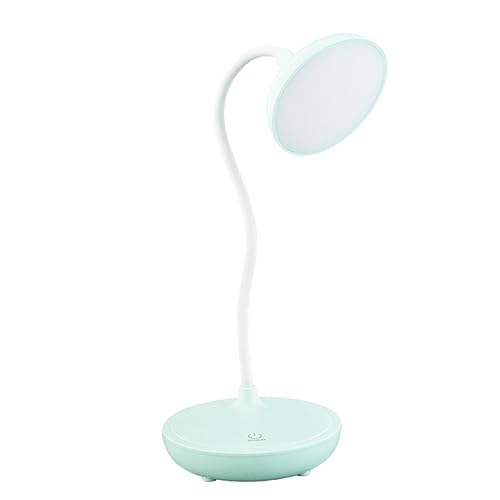 DIYEAH 360Degree USB Charging Learning Book Reading Lamp Rotatable Eye Protection Light Touch Control for Bedroom Office and Study Stylish Blue Design and Energy