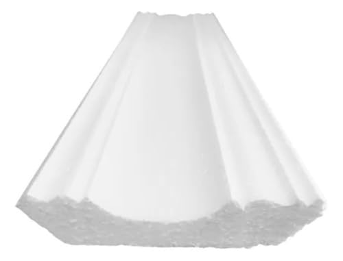 Moldura roda teto - decoração sanca isopor - kit com 12 metros - Modelo MAX - Hobbyart Molduras