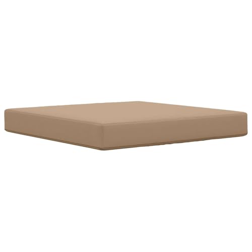 Coussins de canapé taupe en polyester (lot de 3) imperméables pour votre jardin
