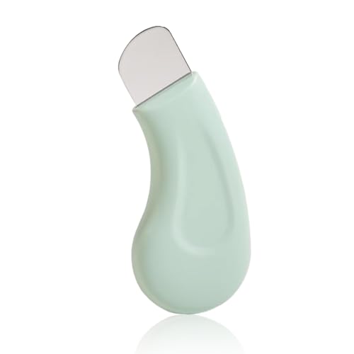 ZORVYN 1 Pcs Rimuovi Punti Neri in Silicone - Spatola per Naso e Viso, Estrattore per Pulizia Profonda dei Pori, Strumento per Rimozione Punti Neri (Verde)