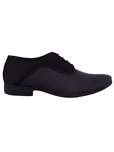 Aadi Men's Black Synthetic Leather Derby Formal Shoes MRJ1488_06