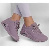 Skechers Damen Uno Stand On Air Trainers, Dk. Mauve Durabuck/Mesh, 40 EU – Ansicht 2
