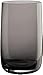 Produktbild ASA Longdrinkglas, grau COLORED D. 8 cm, H. 13 cm, 0,4 l. 53503009 ! Vorteilsset beinhaltet 6 x den genannten Artikel und Set mit 4 EKM Living Edelstahl Strohhalme