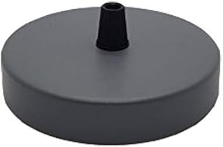 That Haus Designer Grey Metal Ceiling Rose for Pendant Lighting (1 Point Pack of 1)