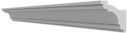 XPS Polystyrene BFS3 COVING LED Lighting System Cornice, Moulding, Uplighting, Indirect Lighting, Ceiling coving Decoration, Home Decor, Quality Product (16, 120mm x 60mm)