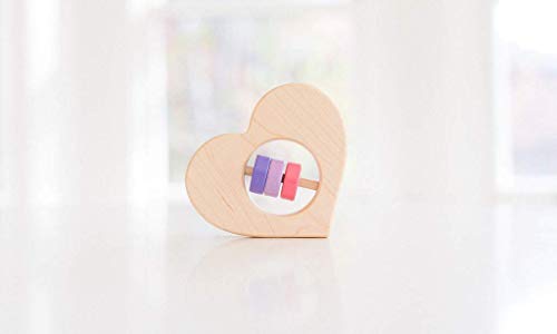 Heart Wooden Baby Rattle Heart Wooden Baby Rattle