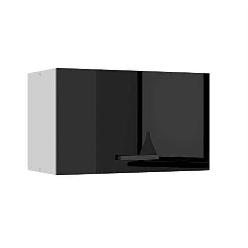 BELINI Meuble Haut Cuisine SGP60 I Meubles de Cuisine - Mural, Rangements, 1 Porte I Taille: 29,6 x 60 x 36 cm I Armoire Murale avec Poignée en Métal I...