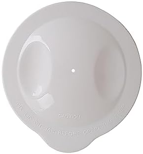 Small/Dry Jar Lid suitable for Philips Mixer Grinder Jars | Mixer Grinder Replacement Parts & Accessories (Plastic, White) (11 cm)