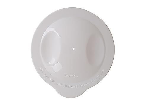 Small/Dry Jar Lid suitable for Philips Mixer Grinder Jars | Mixer Grinder Replacement Parts & Accessories (Plastic, White) (11 cm)