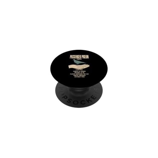 Passenger Pigeon Facts Ice Age Size Comparison Chart PopSockets Adhesive PopGrip