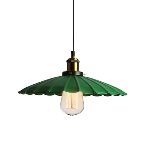 Lámpara colgante de hierro industrial de una cabeza estilo retro estadounidense para salón