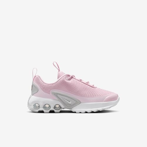 Nike Air Max Dn Little Kids' Shoes (FN4453-601, Pink Foam/Pale Pink/White/Metallic Silver)3