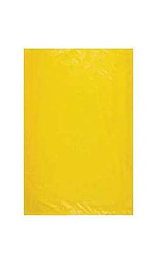 Extra Small High Density Yellow Plastic Merchandise Bags - 6¼”W x 9¼”H - Case of 1000