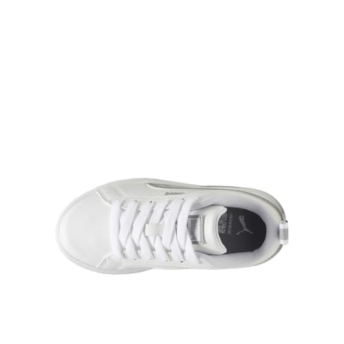 Image of PUMA Kids Girls Mayze Glitter Lace Up Sneakers Shoes Casual - White