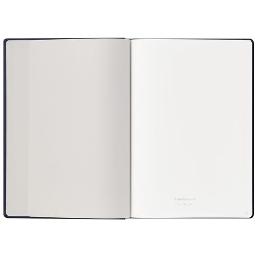 Carnet A5 Maruman Mnemosyne à points bleu marine avec couverture rigide - 6