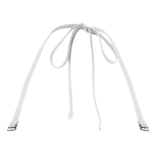 W&F APPAREL 2 Halter Neck Spare Swimsuit Straps Replacement/Bathing Suit Strap - White