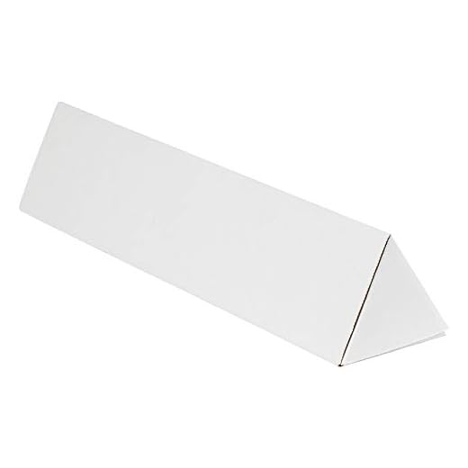 Ship Now Supply SNMTM224 Triangle Mailing Tubes, 2" x 24 1/4", Oyster White (Pack of 50)