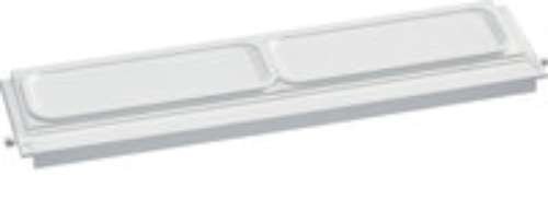 Placa entr.cables con precortes vegaD plaque de finition plastique RAL 9010