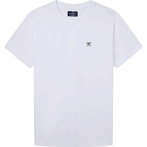 Image of Hackett London Men's Classic SS Tshirt, White (White), XL