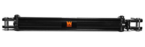 Image of WEN TR3020 2500 PSI Tie Rod Hydraulic Cylinder with 3 in. Bore and 20 in. Stroke , Black