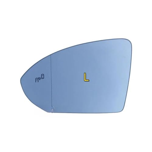 Verre rétroviseur remplacement pour VW Golf 7 grand angle et thermique pour angle mort - 2
