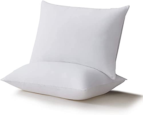 Acanva Bed Pillows for Sleeping 2 Pack, Soft Down Alternative Microfiber Filled, Natural Cover Skin-Friendly, Soft and Supportive for Side Sleepers and Back Sleepers,Standard - Thumbnail 2