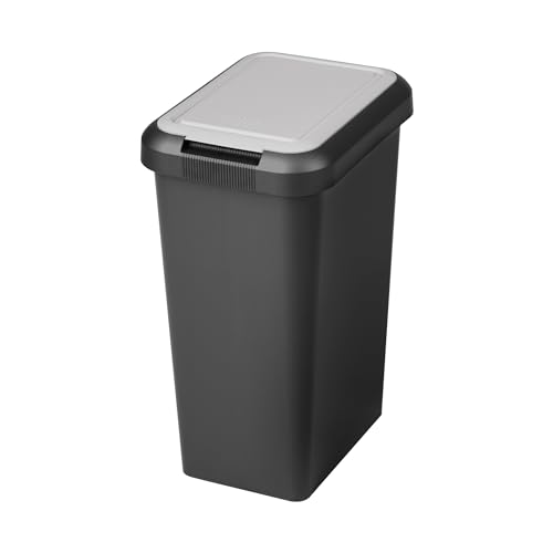 Tontarelli Spa 3 Pattumiere Per La Differenziata Touch E Lift Componibili 24,7X33X47,7 Lt.25 Ognuna Tre Colori Di Coperchio Con Adesivi Per Differenzi