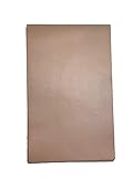 Smooth Calf Leather Pre-Cut Leather Piece 7.5 inches by 12.5 inches Full Grain Calf skin with Aniline Finish 1.4-1.6 mm in thickness