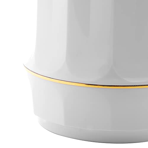 Garrafa Térmica de Plástico Genova Branco 1L - Lyor