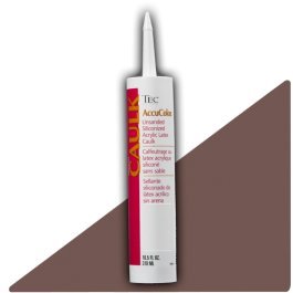 Accucolor Siliconized Unsanded Acrylic Caulk 969 Coffee miniatura 1