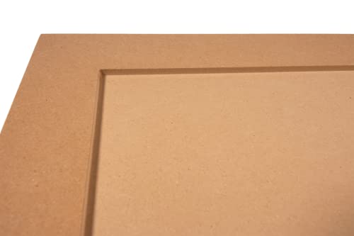 Unfinished MDF Cabinet Door Bathroom-Kitchen-Closet Replacement - Shaker Style (13 Inch Wide, 13 Inch Tall)