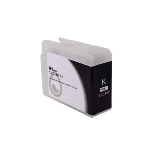 Cartucho compatible SJIC35P Black con tinta de alta densidad para etiquetas Colorworks