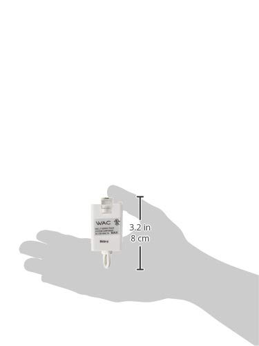 WAC Lighting J-Loop-WT J Track Suspension Loop for Hanging Fixture, White