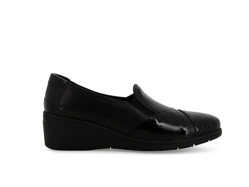 Melluso Mocassino Donna Comodo in Morbida Pelle Nero k91617z 35